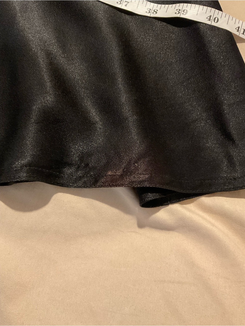 Source Unknown Black Satin Bias-Cut Maxi Skirt - Picture 11 of 11